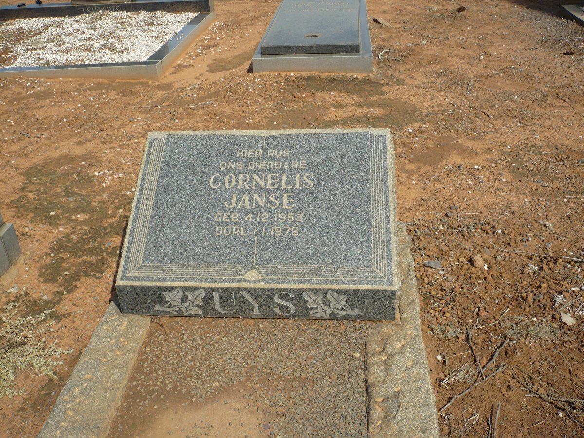 UYS Cornelis Janse 1953-1978