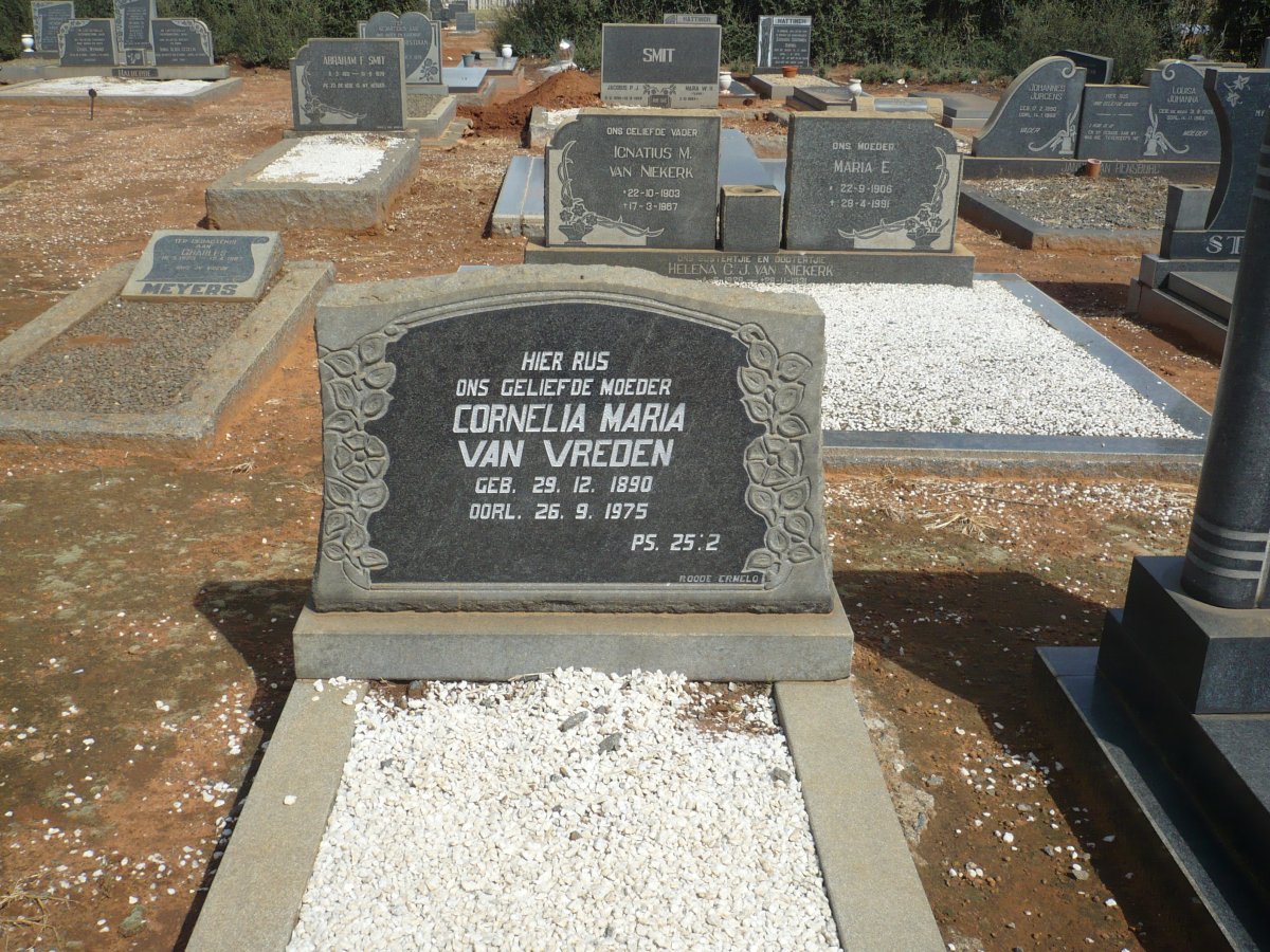 VREDEN Cornelia Maria, van 1890-1975