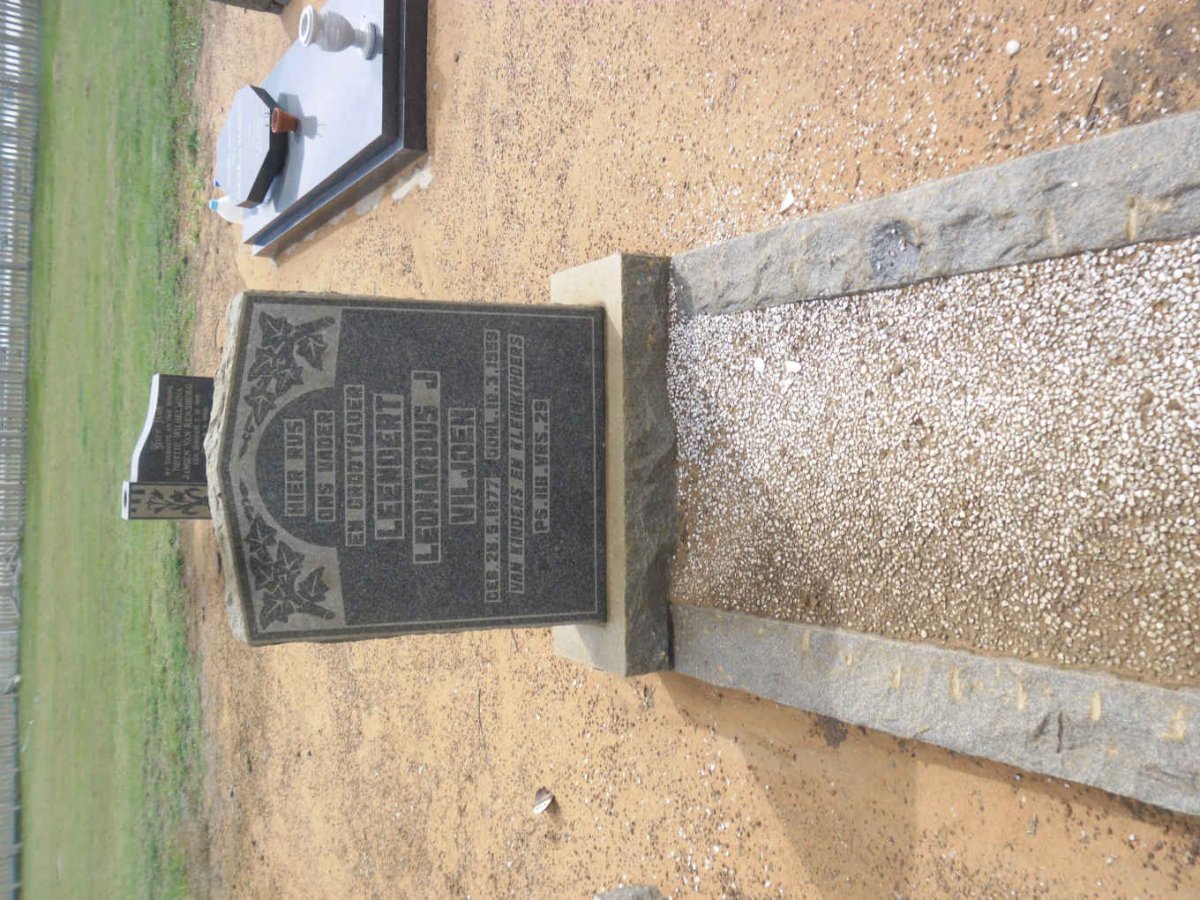VILJOEN Leendert Leonardus J. 1877-1959