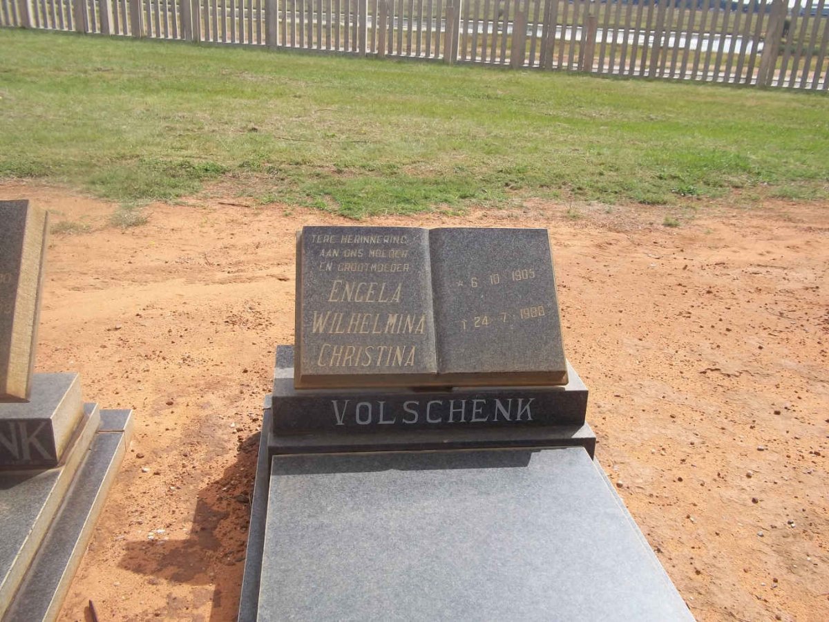 VOLSCHENK Engela Wilhelmina Christina 1905-1988