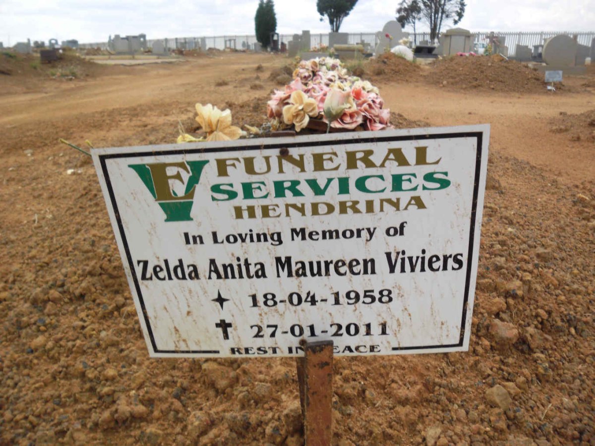 VIVIERS Zelda Anita Maureen 1958-2011