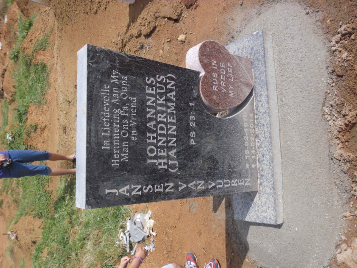 VUUREN Johannes Hendrikus, Janse van 1970-2014