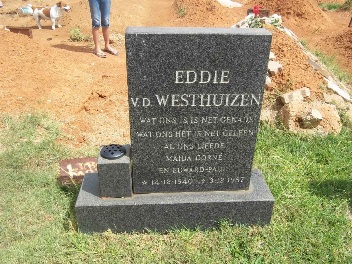 WESTHUIZEN Eddie, v.d. 1940-1987