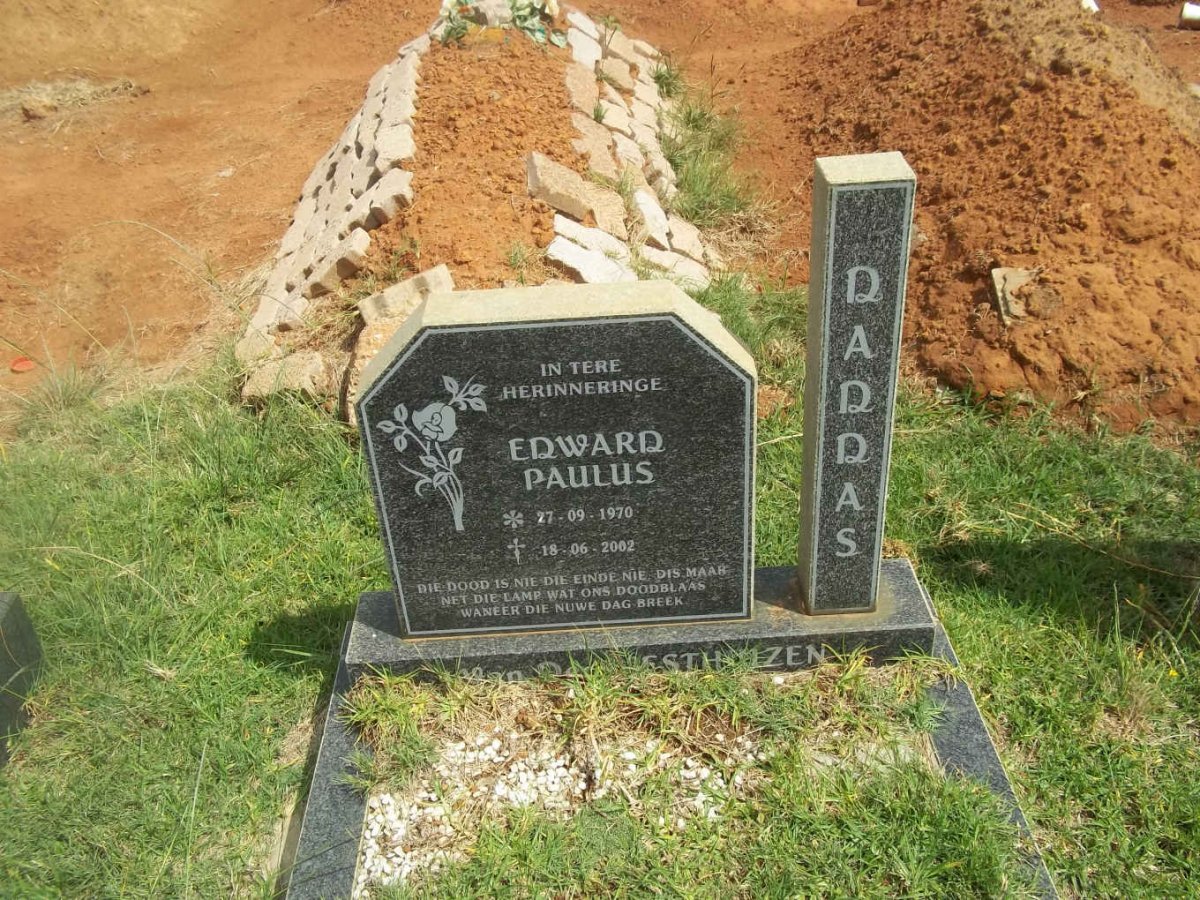 WESTHUIZEN Edward Paulus, van der 1970-2002