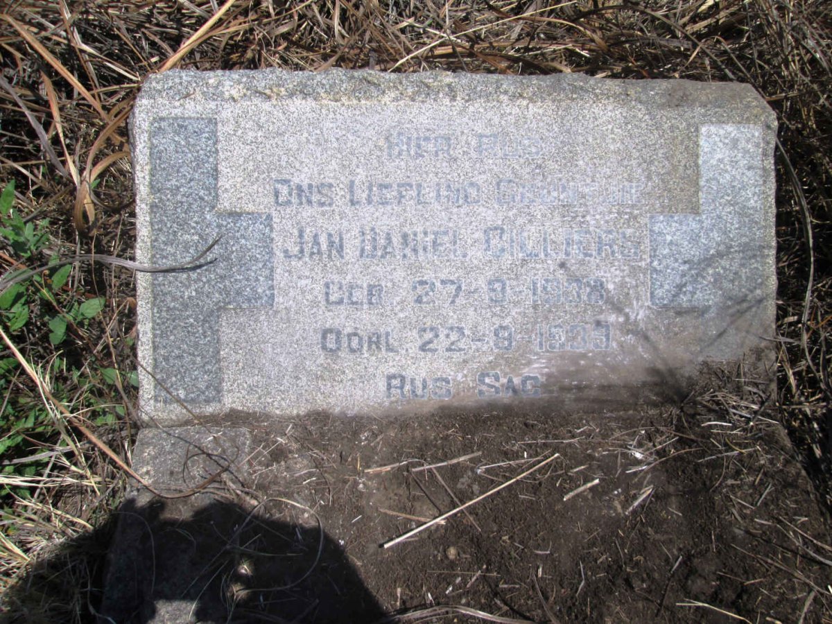 CILLIERS Jan Daniel 1938-1939