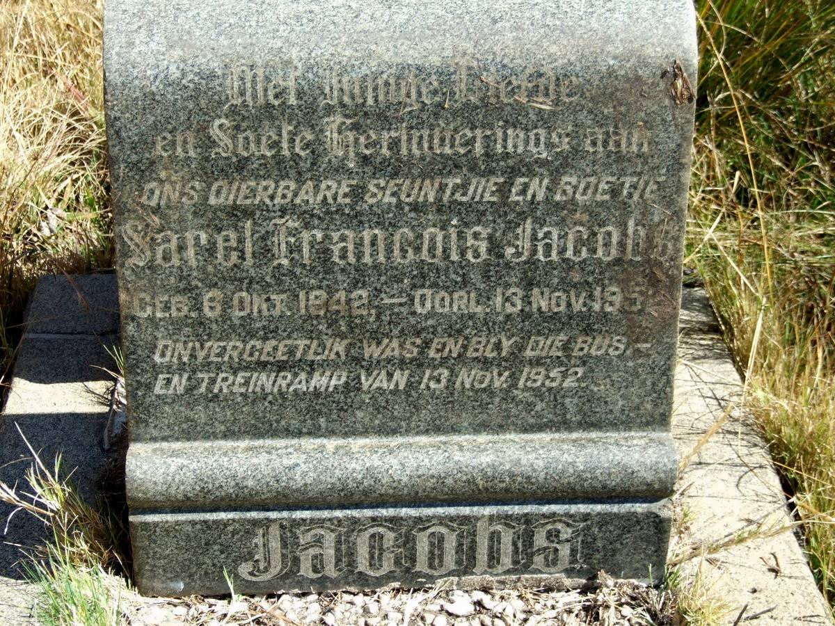 JACOBS Sarel Francois 1942-1952