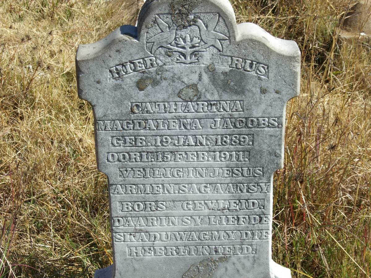 JACOBS Catharina Magdalena 1889-1911