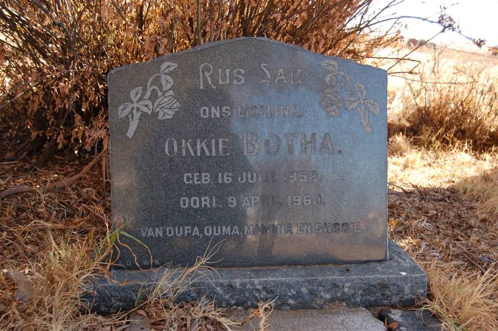 BOTHA Okkie 1958-1960