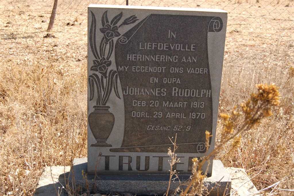 TRUTER Johannes Rudolph 1913-1970