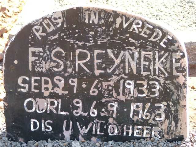 REYNEKE F.S. 1933-1963