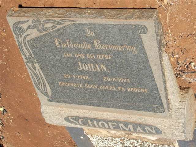 SCHOEMAN Johan 1942-1964
