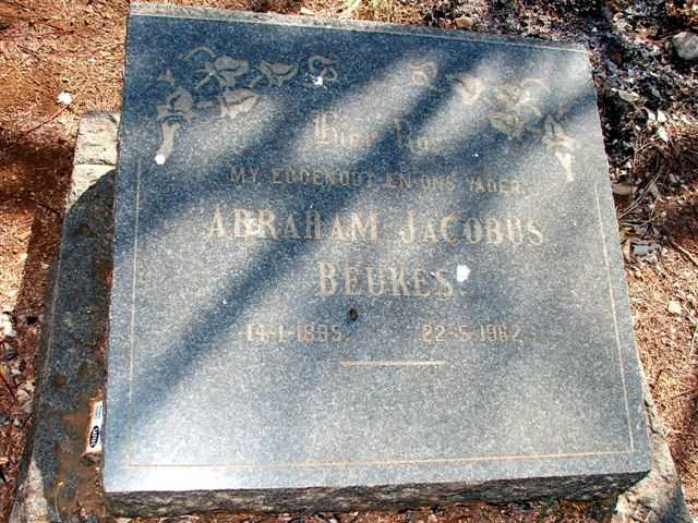 BEUKES Abraham Jacobus 1885-1962