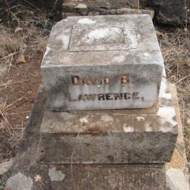 LAWRENCE David B.  -1898