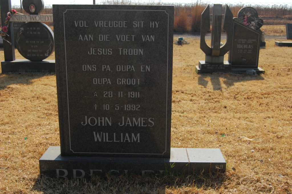 BRESLER John James William 1911-1992