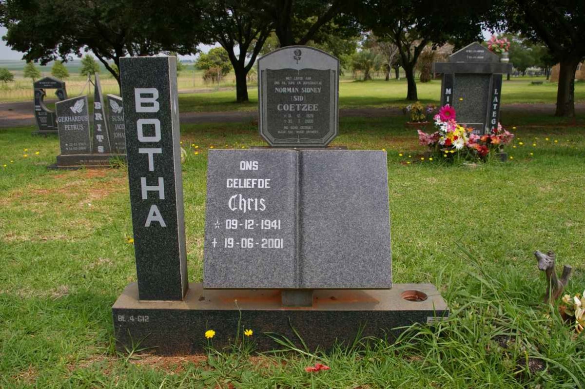 BOTHA Chris 1941-2001