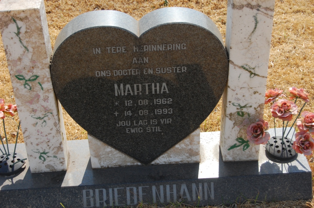 BRIEDENHAM Martha 1962-1993