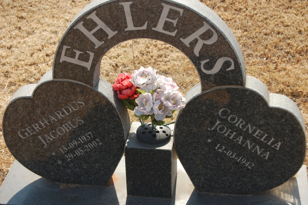 EHLERS Gerhardus 1937-2002 &amp; Cornelia Johanna 1942-