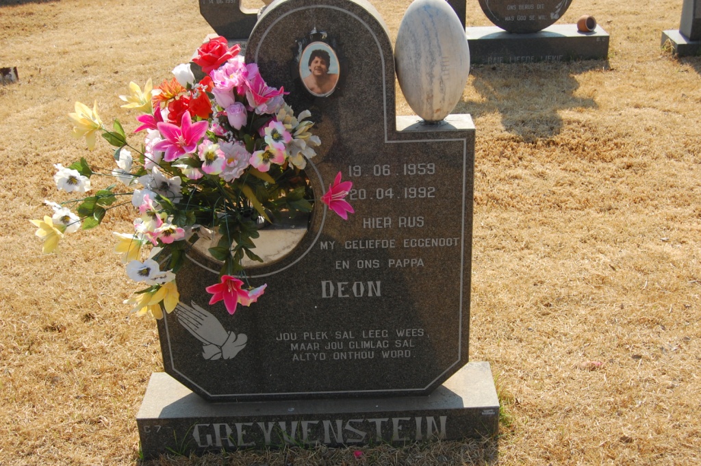 GREYVENSTEIN Deon 1959-1992