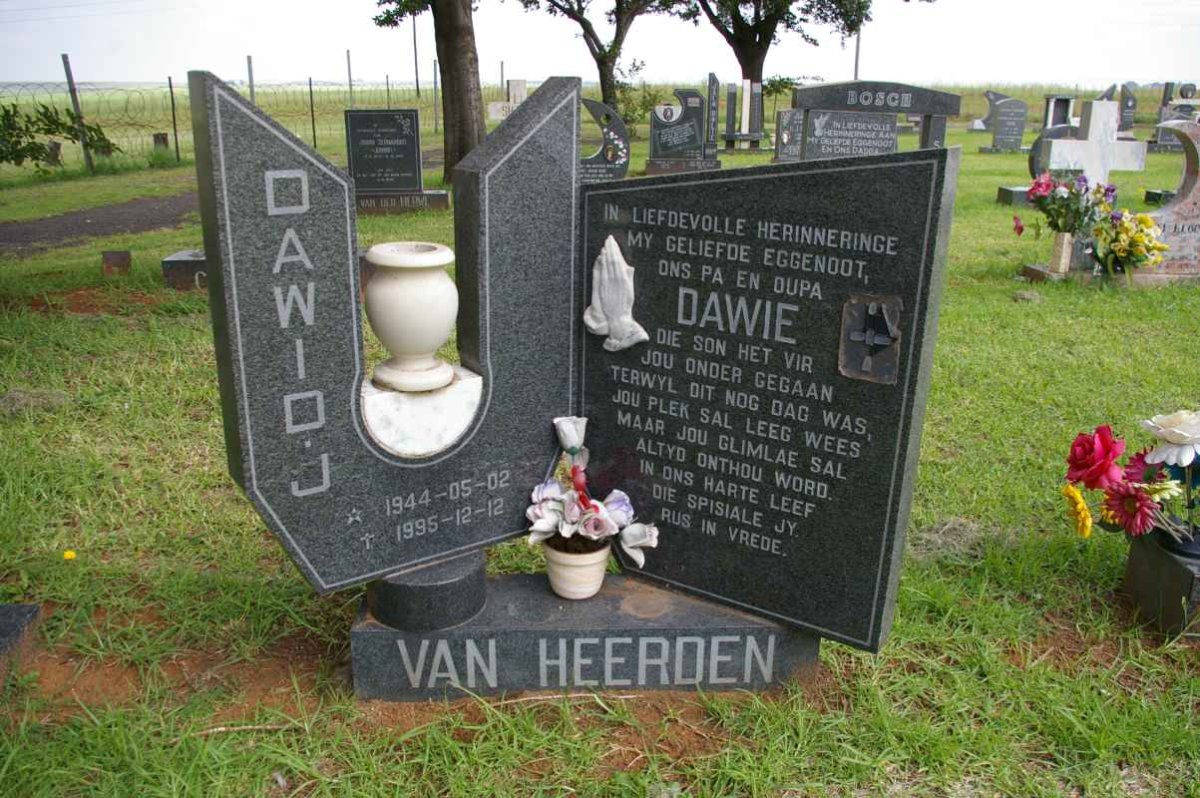 HEERDEN Dawid J., van 1944-1995