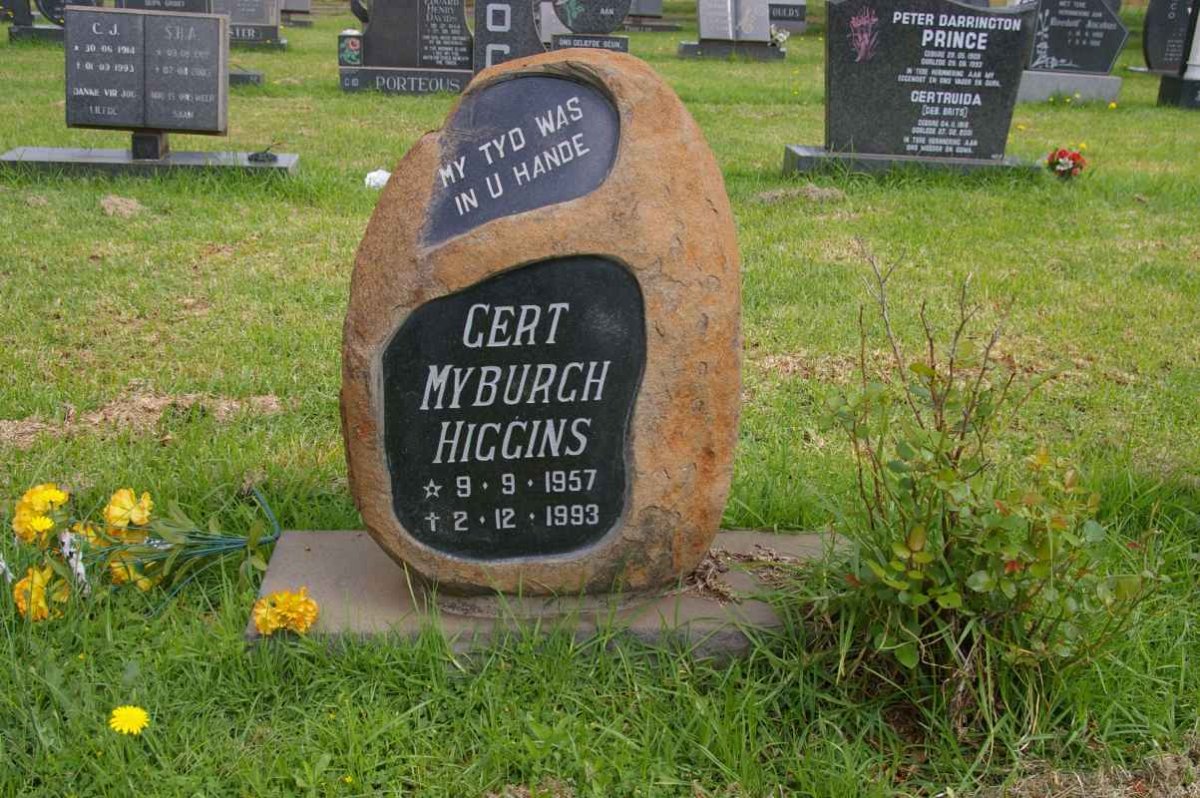 HIGGINS Gert Myburgh 1957-1993