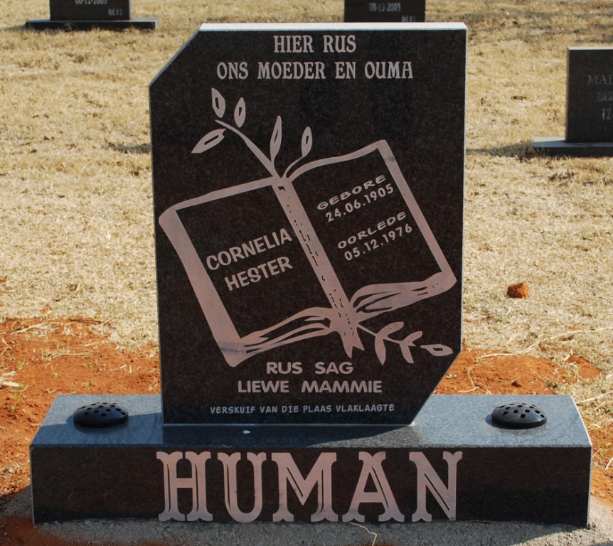 HUMAN Cornelia Hester 1905-1976