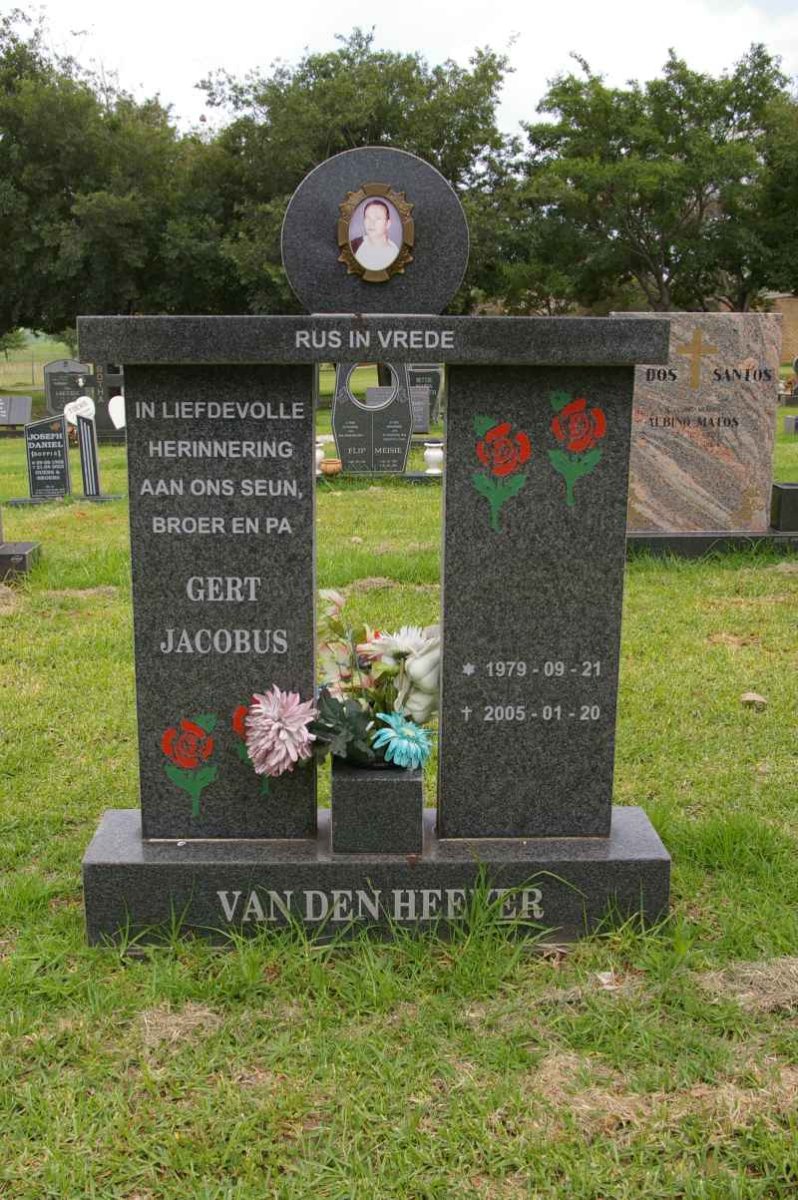 HEEVER Gert Jacobus, van den 1979-2005