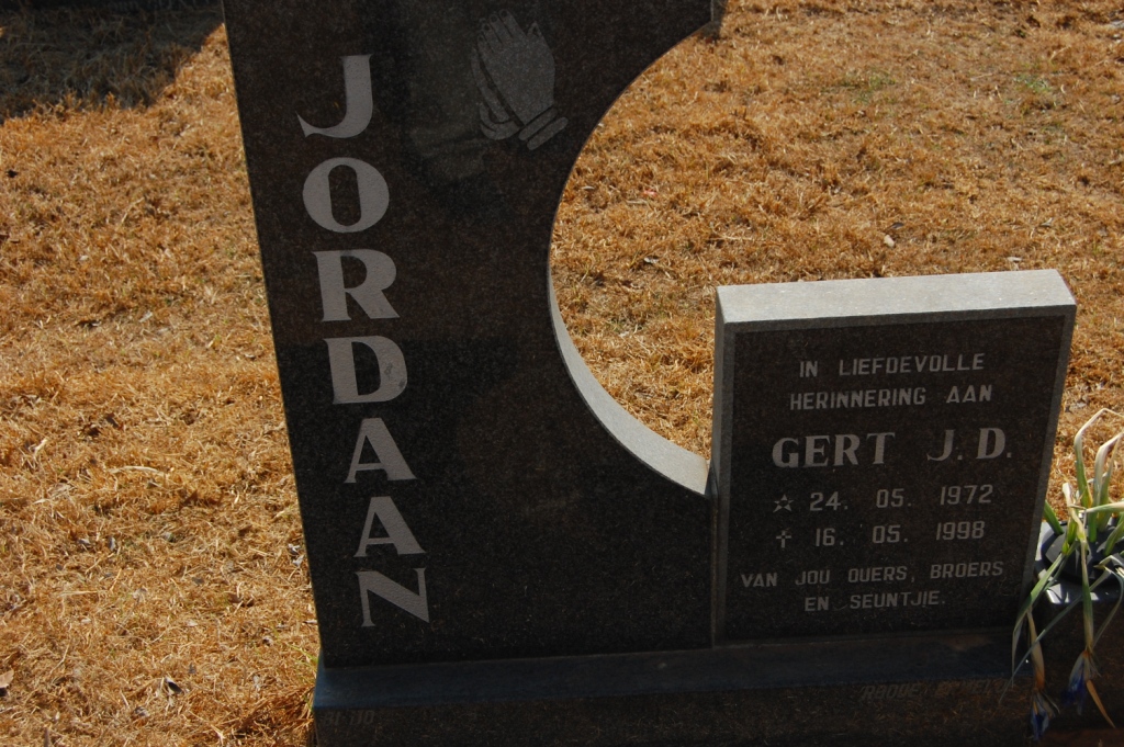 JORDAAN Gert J.D. 1972-1998