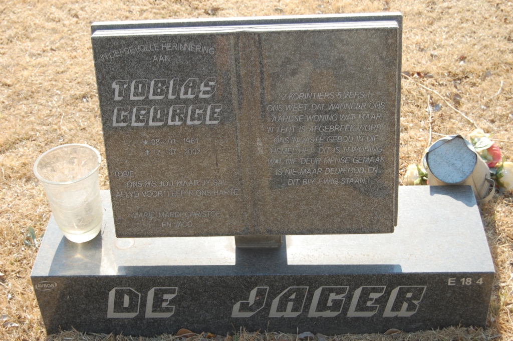 JAGER Tobias George, de 1961-2002