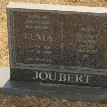 JOUBERT Elma 1958-1995