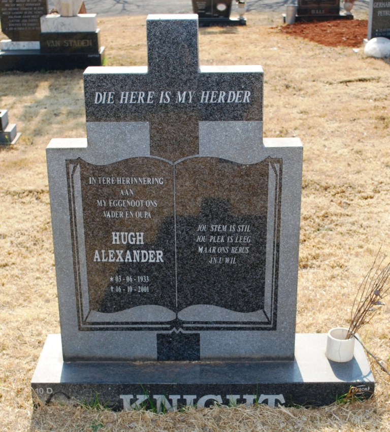 KNIGHT Hugh Alexander 1933-2001