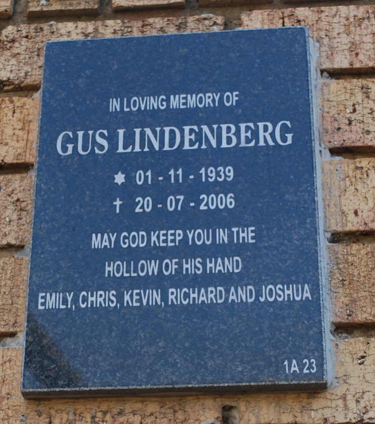 LINDENBERG Gus 1939-2006