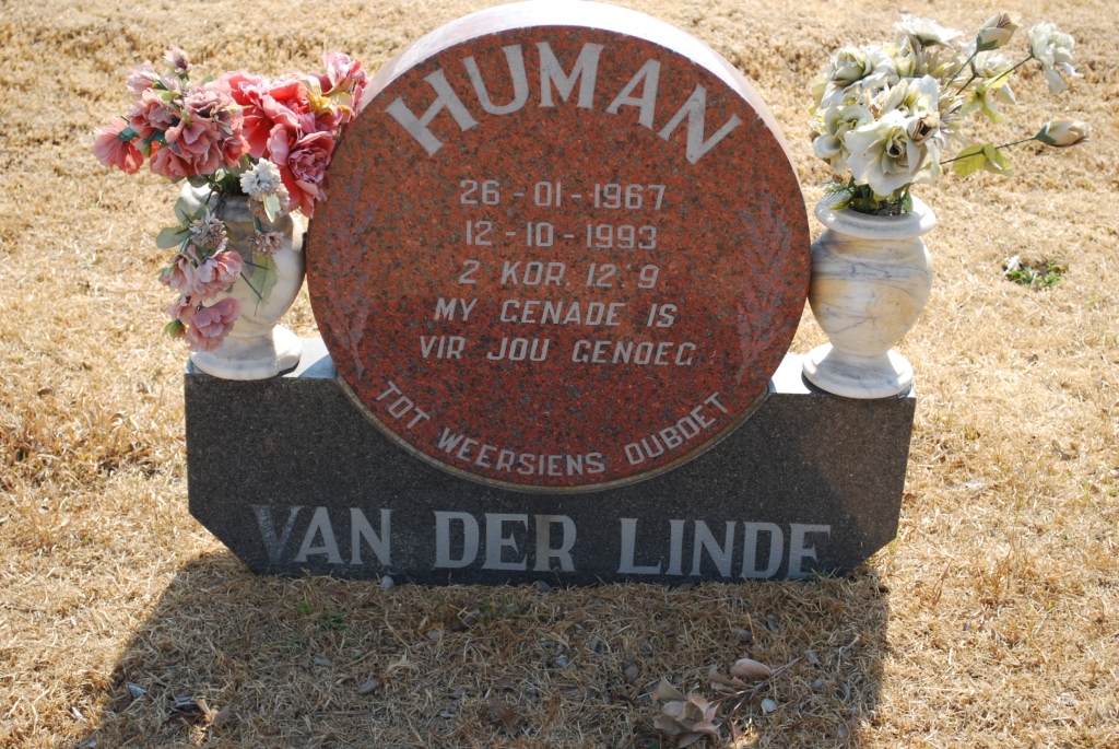 LINDE Human, van der 1967-1993