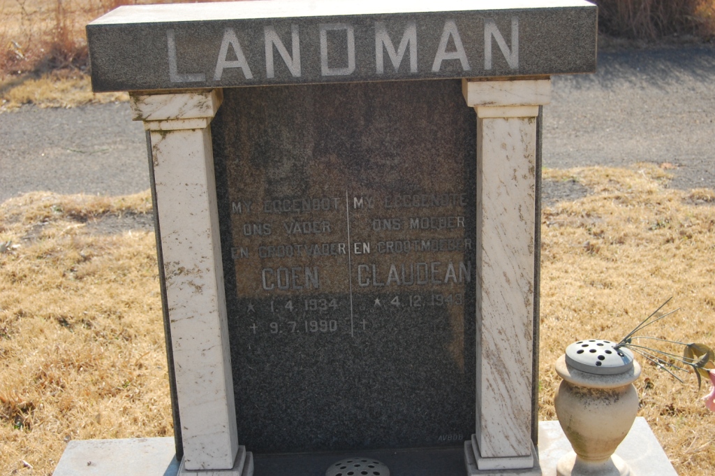 LANDMAN Coen 1934-1990 &amp; Claudean 1943-
