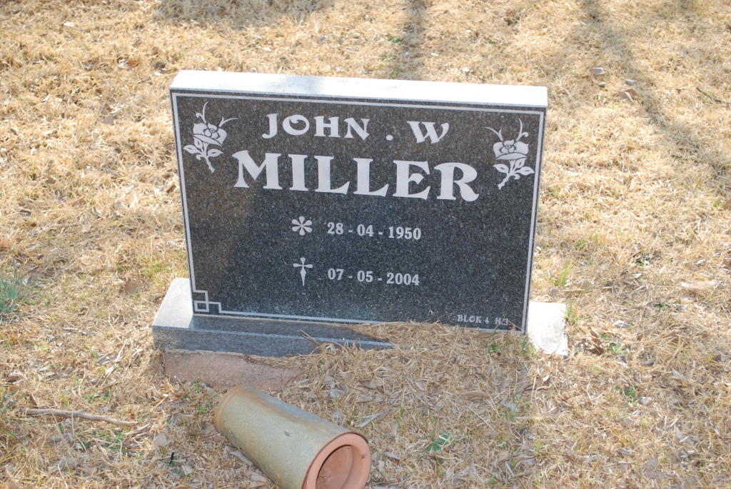 MILLER John W. 1950-2004