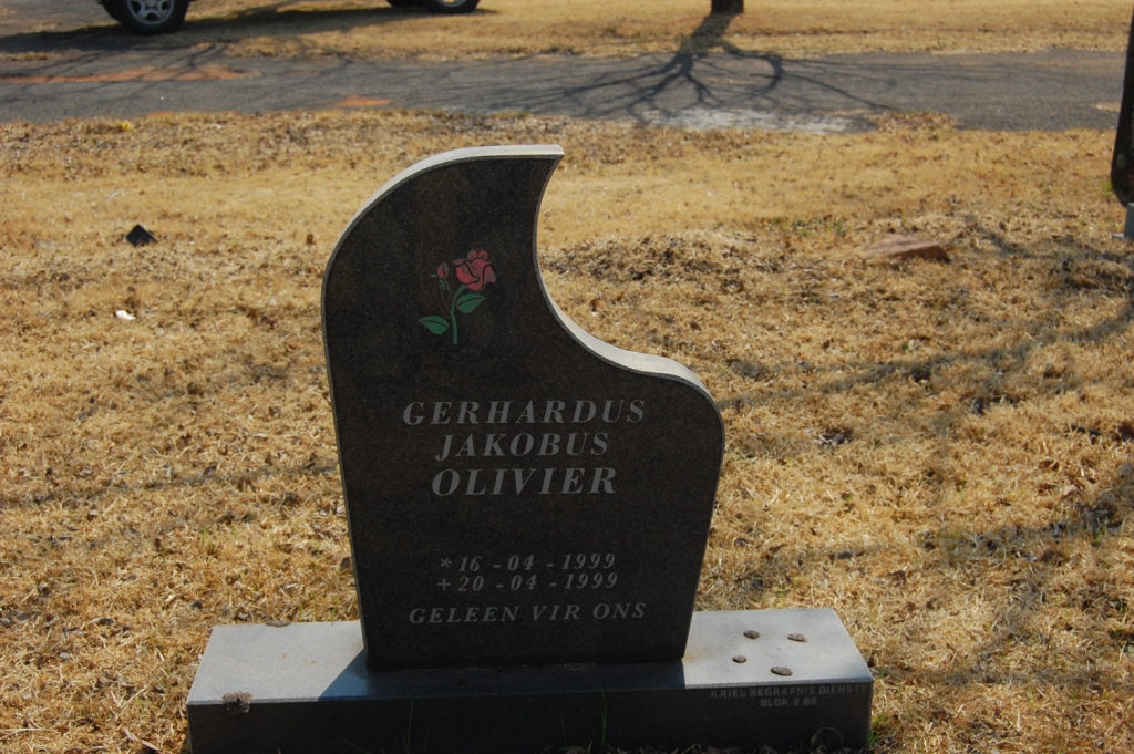 OLIVIER Gerhardus Jakobus 1999-1999