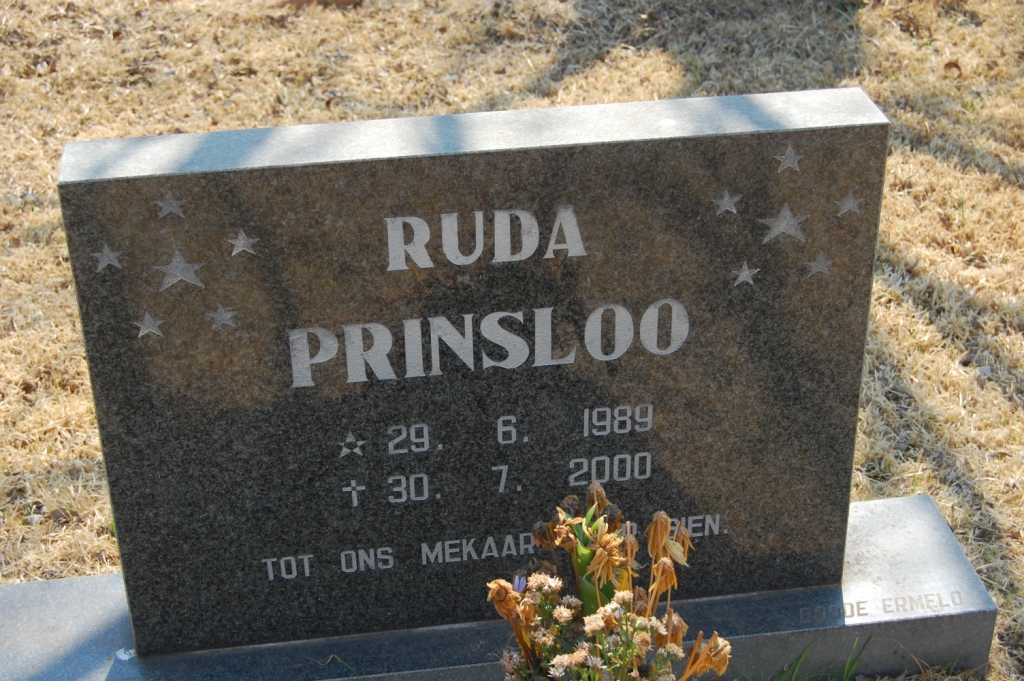 PRINSLOO Ruda 1989-2000