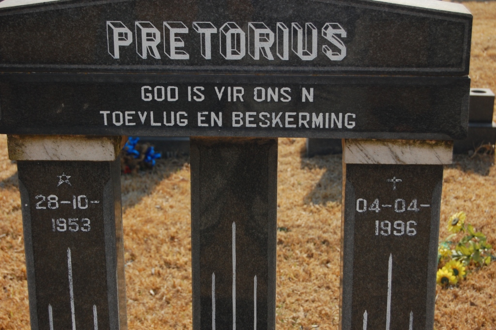 PRETORIUS 1953-1996