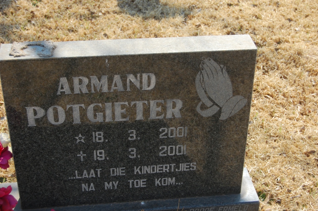 POTGIETER Armand 2001-2001