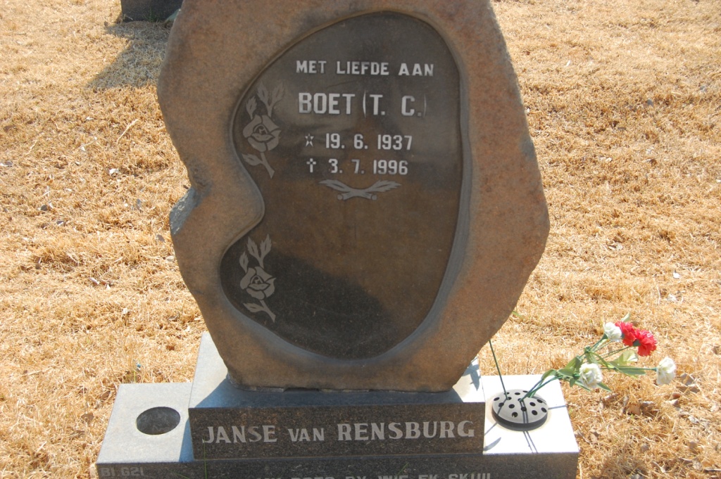 RENSBURG T.C., Janse van 1937-1996