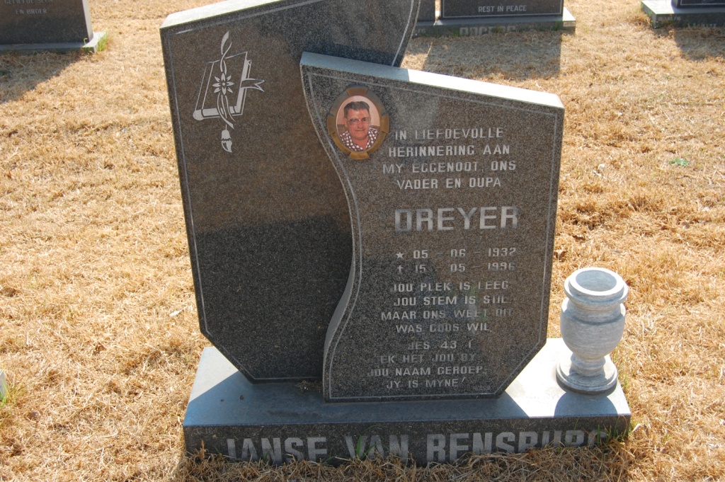 RENSBURG Dreyer, Janse van 1932-1996