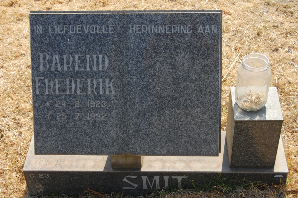 SMIT Barend Frederik 1923-1992