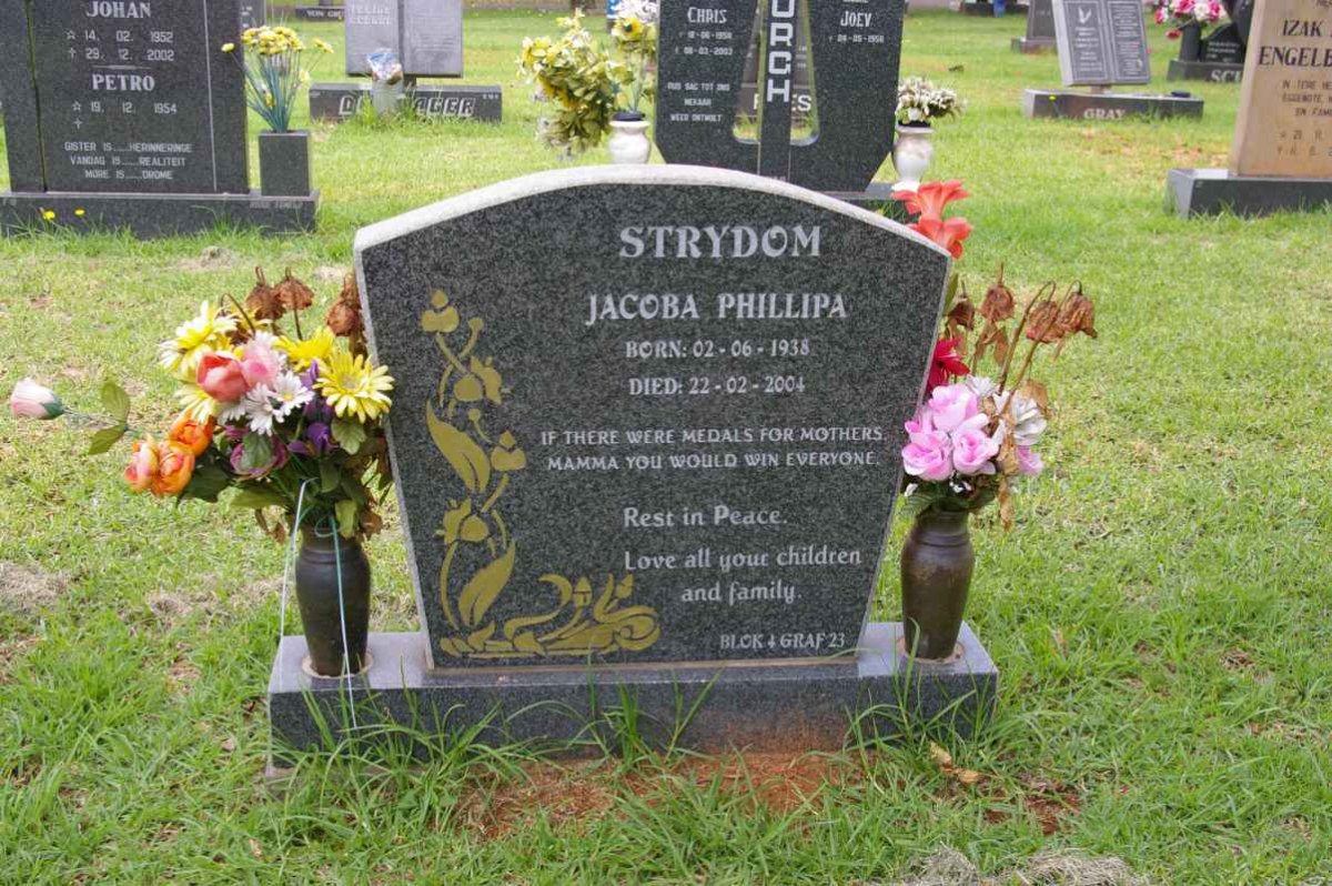 STRYDOM Jacoba Phillipa 1938-2004