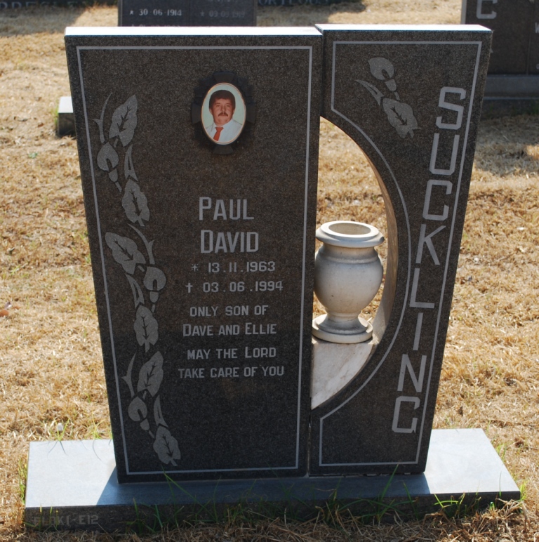 SUCKLING Paul David 1963-1994