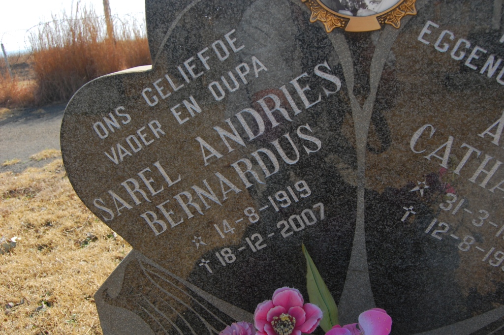 TOIT Sarel Andries Bernardus, du 1919-2007