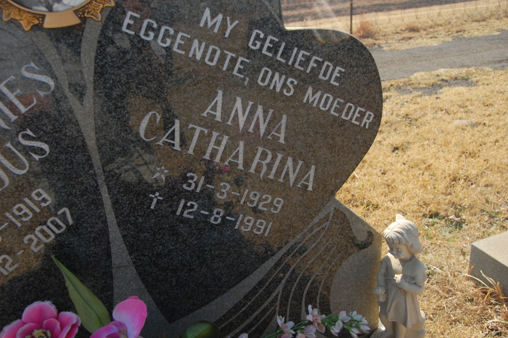 TOIT Anna Catharina, du 1929-1991