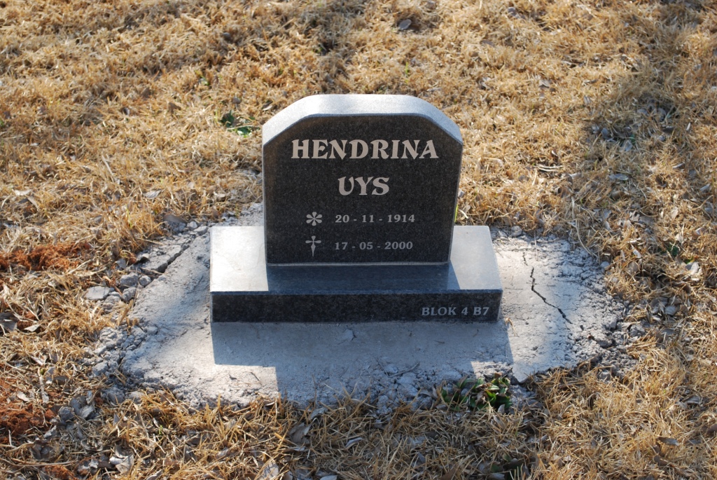 UYS Hendrina 1914-2000