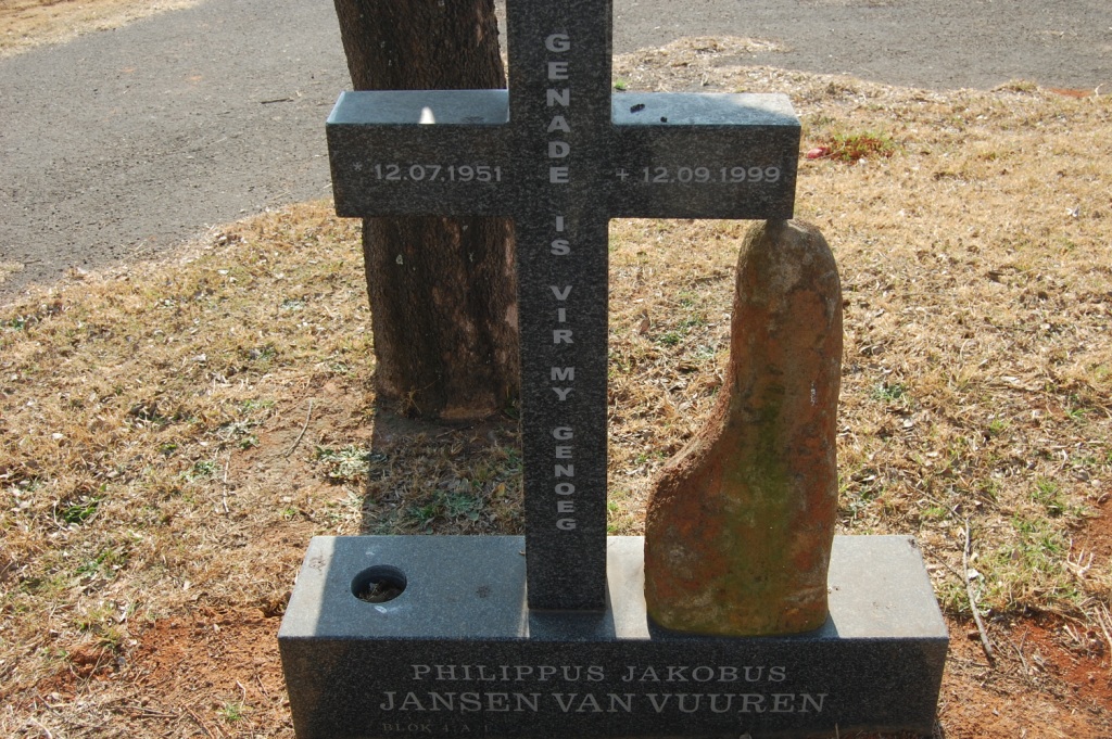 VUUREN Philippus Jakobus, Jansen van 1951-1999