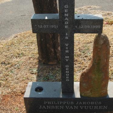 VUUREN Philippus Jakobus, Jansen van 1951-1999
