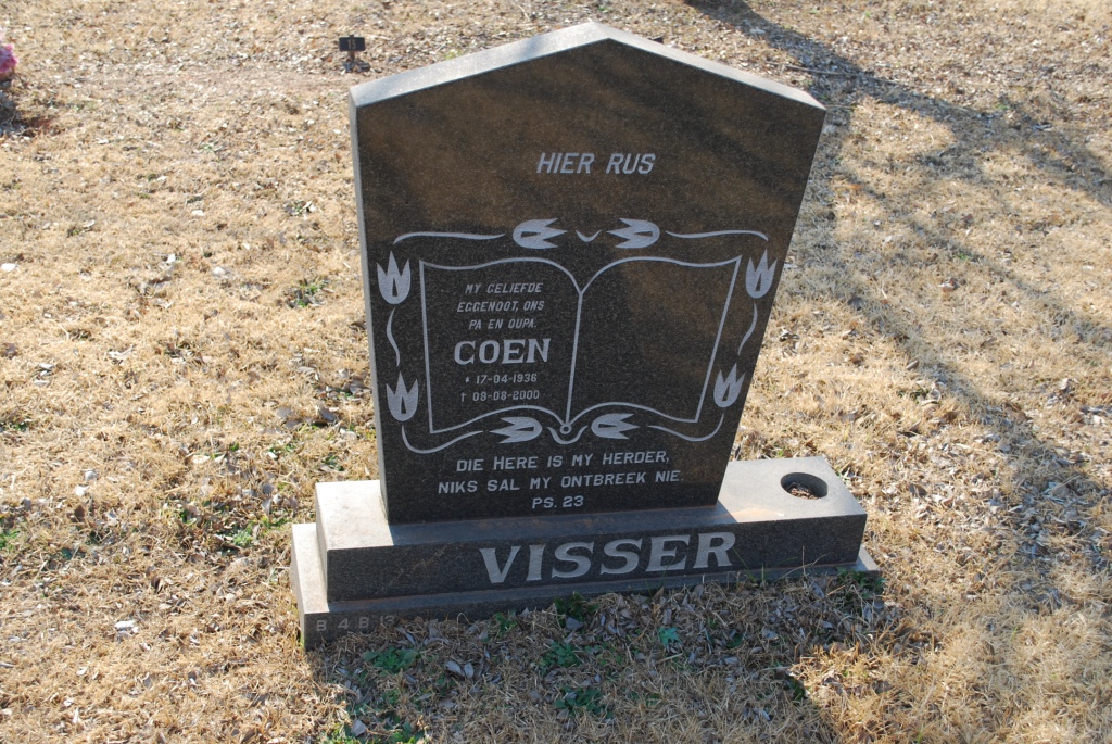 VISSER Coen 1936- 2000