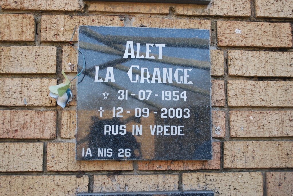 GRANGE Alet, la 1954-2003